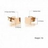 D B MOOD Square Earrings Stainless Earring