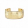 14 Karat Gold Plated Brass Floral Cuff Bracelet - CY112CGUWN7