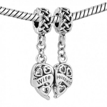 LovelyJewelry Husband Charms Family Bracelets