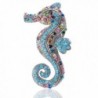 Ginasy Rhinestone Accessory Seahorse Silver Tone - "Seahorse Silver-Tone 2.17""" - CQ18233QOGE