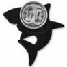 PinMarts Shark Ocean Animal Enamel in Women's Brooches & Pins