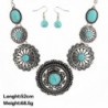 Sujarfla Sunflower Turquoise Dangling Necklace in Women's Pendants