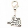 I Don't Need A Life I Have Many Lives Video Game Remote Controller Pewter Zipper Pull - CP11IWJM1P5