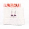 VWU Sterling Silver Zironia Earrings