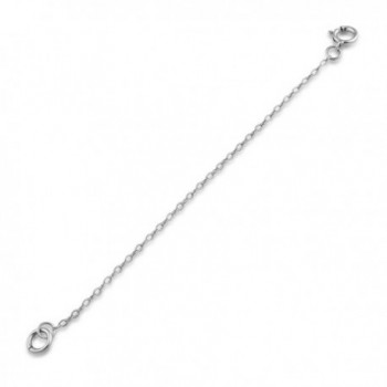 Sterling Silver 1mm Necklace Extender Chain 1"- 2"- 3"- 4"- 5"- 6" - CP12BZWDDD9