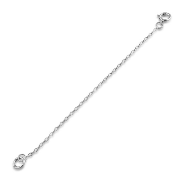 Sterling Silver 1mm Necklace Extender Chain 1"- 2"- 3"- 4"- 5"- 6" - CP12BZWDDD9