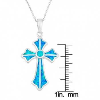 Sterling Silver Created Designed Pendant in Women's Pendants