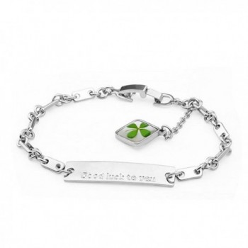 Stainless Steel Irish Clover Bracelet