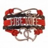 Firefighters Wife Gift- Fire Wife Bracelet- Proud Firefighters Wife Charm Bracelet - Makes Perfect Wife Gifts - CX12M1E8CPT