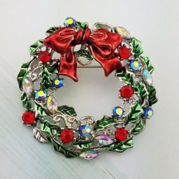 SELOVO Silver Wreath Austrian Crystal