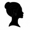 Stainless Steel Hoop Earrings Women in Women's Hoop Earrings