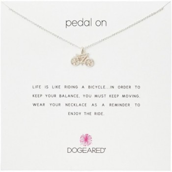 Dogeared Pedal on Bike Reminder 16" Boxed Necklace - CP11PXYUGLN