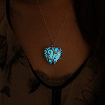 Forest Glowing Necklace Silver Jewelry in Women's Pendants
