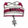 Nurse Pink/White Suede Leather Like Multi Strand Bracelet Nursing - CS129VVK771