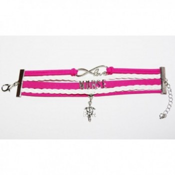 Nurse Leather Strand Bracelet Nursing