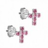 Petite Zirconia Sterling Silver Earrings