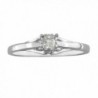 Sterling Silver Classic Diamond Promise Ring - CI12KKIRJY3