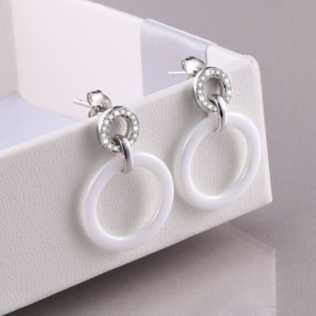 Fashion Ceramics Sterling Earrings Women%C2%A1%C2%AD