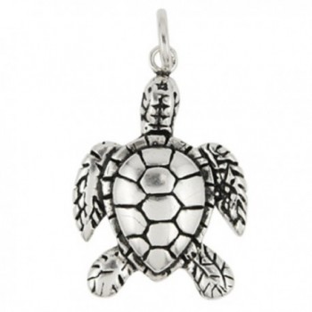 Sterling Silver Sea Turtle Charm - CE11J1KXFV3