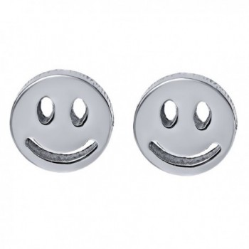 Catching Stainless Steel Smiley Earrings
