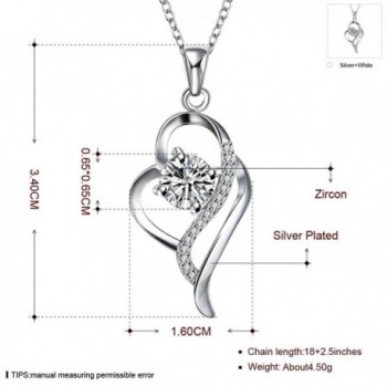 ANNN necklace brilliant pendant necklaces in Women's Chain Necklaces