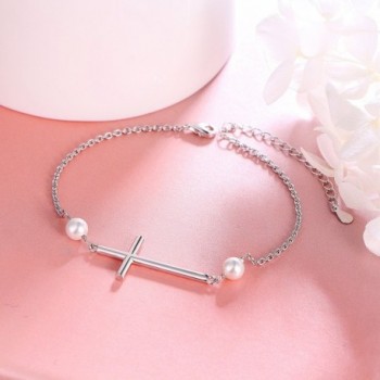 Sterling Silver Simple Adjustable Bracelet in Women's Link Bracelets