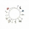 Poulettes Jewels Charms Bracelet Sterling in Women's Charms & Charm Bracelets