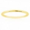 1mm Thin 14k Yellow Gold Wedding Band Ring - CV188U2A3R4