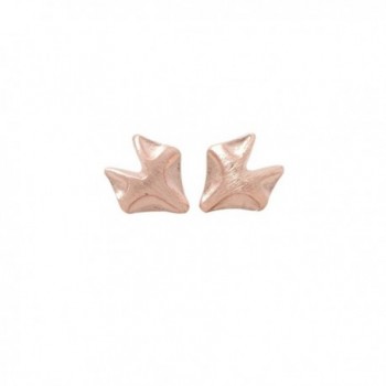 NOUMANDA Fashion Gold Plated Tiny Fox Stud Earrings Women Animal Earrings Gifts Jewelry - rose gold - CP12I4C0859