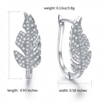 LicLiz Sterling Silver Zirconia Earrings in Women's Hoop Earrings