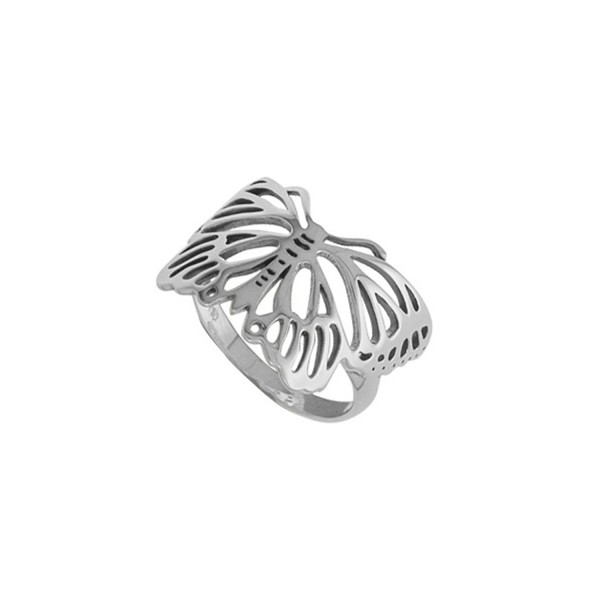 Boma Sterling Silver Cut Out Butterfly Ring - C511NY5NW4L