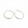 Color Hoop Earrings Simple Thin Hoop Earrings 1 Inch White Hoop Earrings - C8186GAZGTM