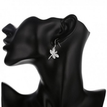 SDLM Sterling Jewelry Dragonfly Earrings in Women's Drop & Dangle Earrings