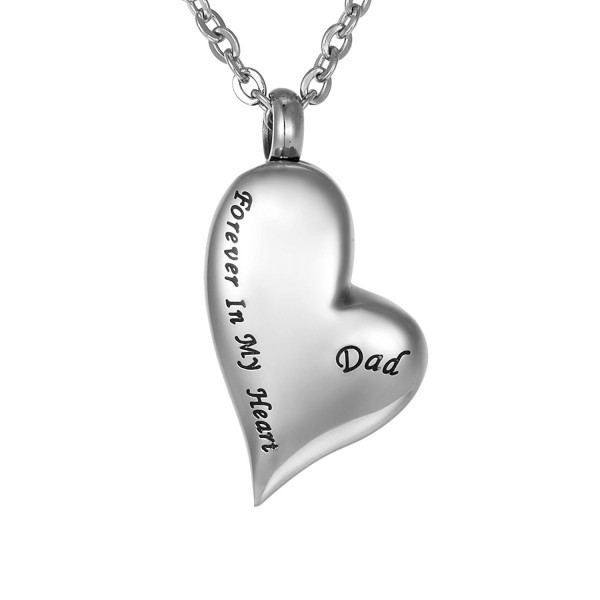 Cremation Irregular Memorial Necklace Keepsake - Dad - C212D7MJYCT