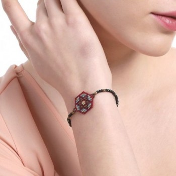 BeadChica Handmade Geometric Beaded Bracelet
