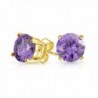 Bling Jewelry Simulated Amethyst Birthstone