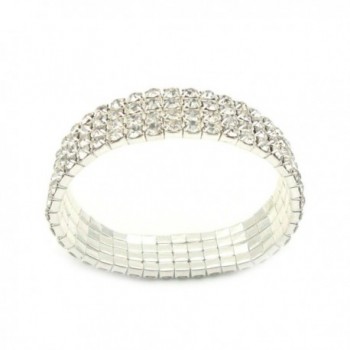 S4 JSEA Rhinestone Bracelet Stretch Elastic in Women's Stretch Bracelets