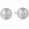 Anne Klein "Fair Lady" 12mm Pearl Stud Earrings - CH11GMOSGJ7