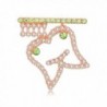 MANZHEN Novelty Crystal Teeth and Brush Brooches Pins for Dentist - rose gold - C3188KM9EES