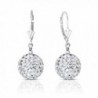 Sterling Silver Dangle Crystal Ball Drop Earrings (14MM) - CD17YQAH6CK