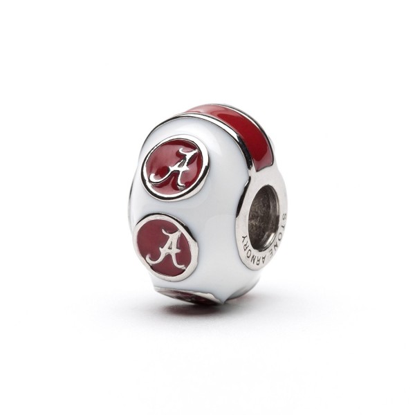 University Alabama Stainless Crimson Bracelets - CA127Q49IN9