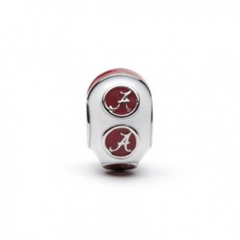 University Alabama Stainless Crimson Bracelets