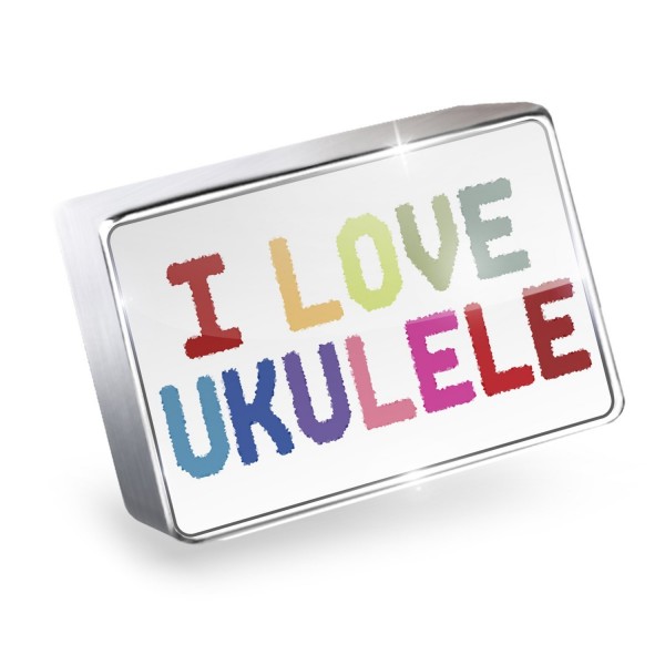 Floating Charm I Love Ukulele Fits Glass Lockets- Neonblond - I Love Ukulele-Colorful - CK11Q3ULRJL