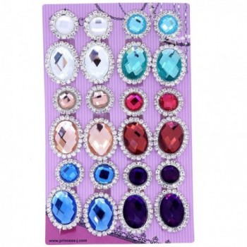 Trendy Round Crystal Rhinestones Earrings