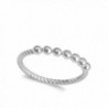 Ball Stackable Sterling Silver Twist