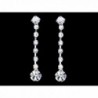 Wedding Bridesmaid Rhinestone Necklace Earrings in Women's Jewelry Sets