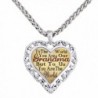 Grandma You Are The World To Us Silver Chain Necklace Heart Jewelry Grandmother - CL12BP20445