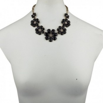 Lux Accessories Crystal Statement Necklace