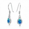 Bling Jewelry Teardrop Synthetic Earrings