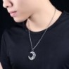 Moon Lover Pendant Necklace Couples in Women's Pendants